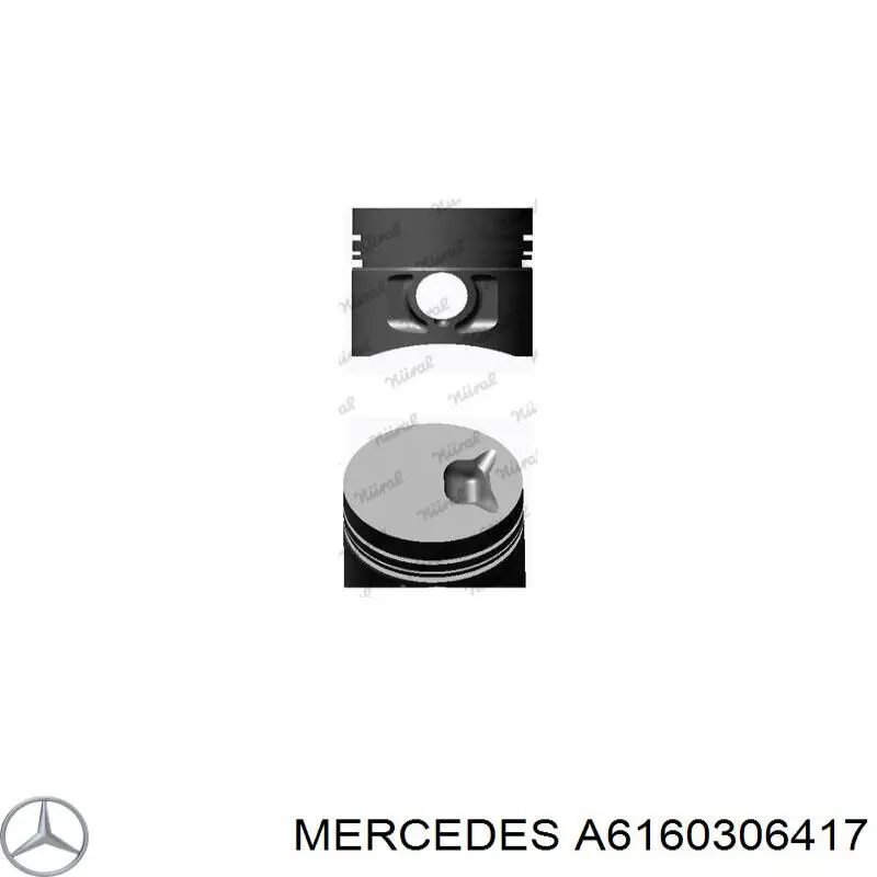 Купити A6160306617 Mercedes Поршень в комплекті на 1 циліндр, 4-й ремонт (+1,00)