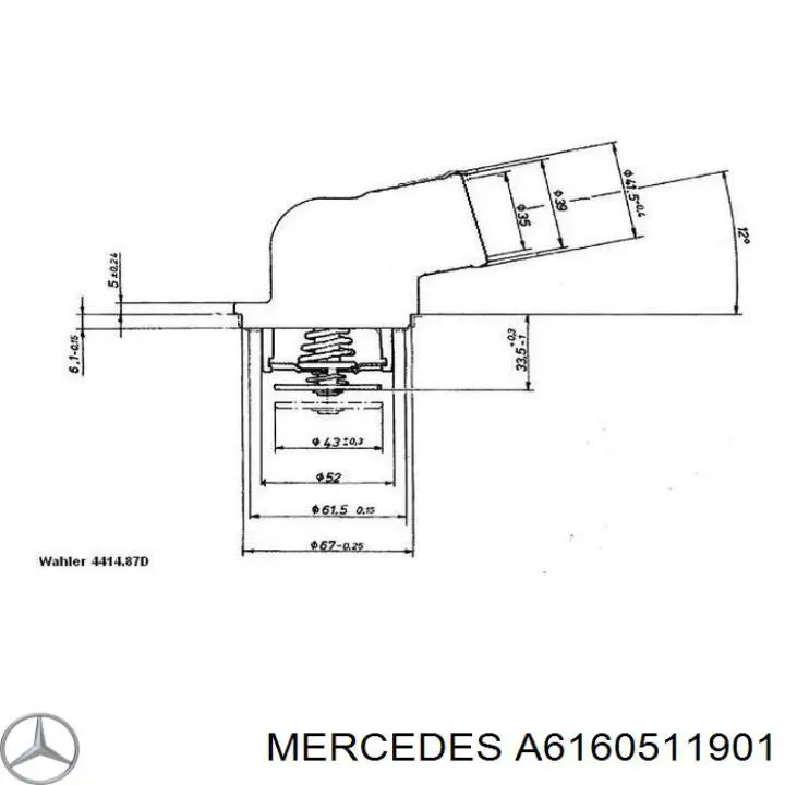 Купити A6160511901 Mercedes Розподільчий вал двигуна