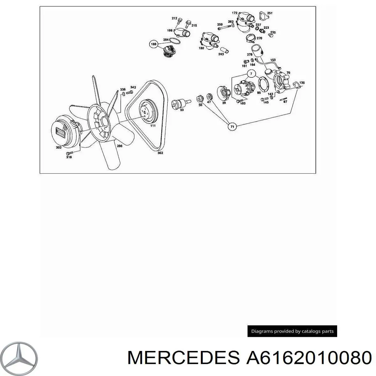 6162010080 Mercedes 