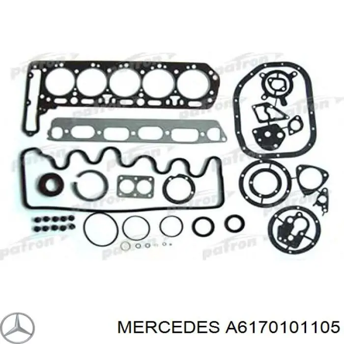 A6170101105 Mercedes Комплект прокладок двигуна, нижній