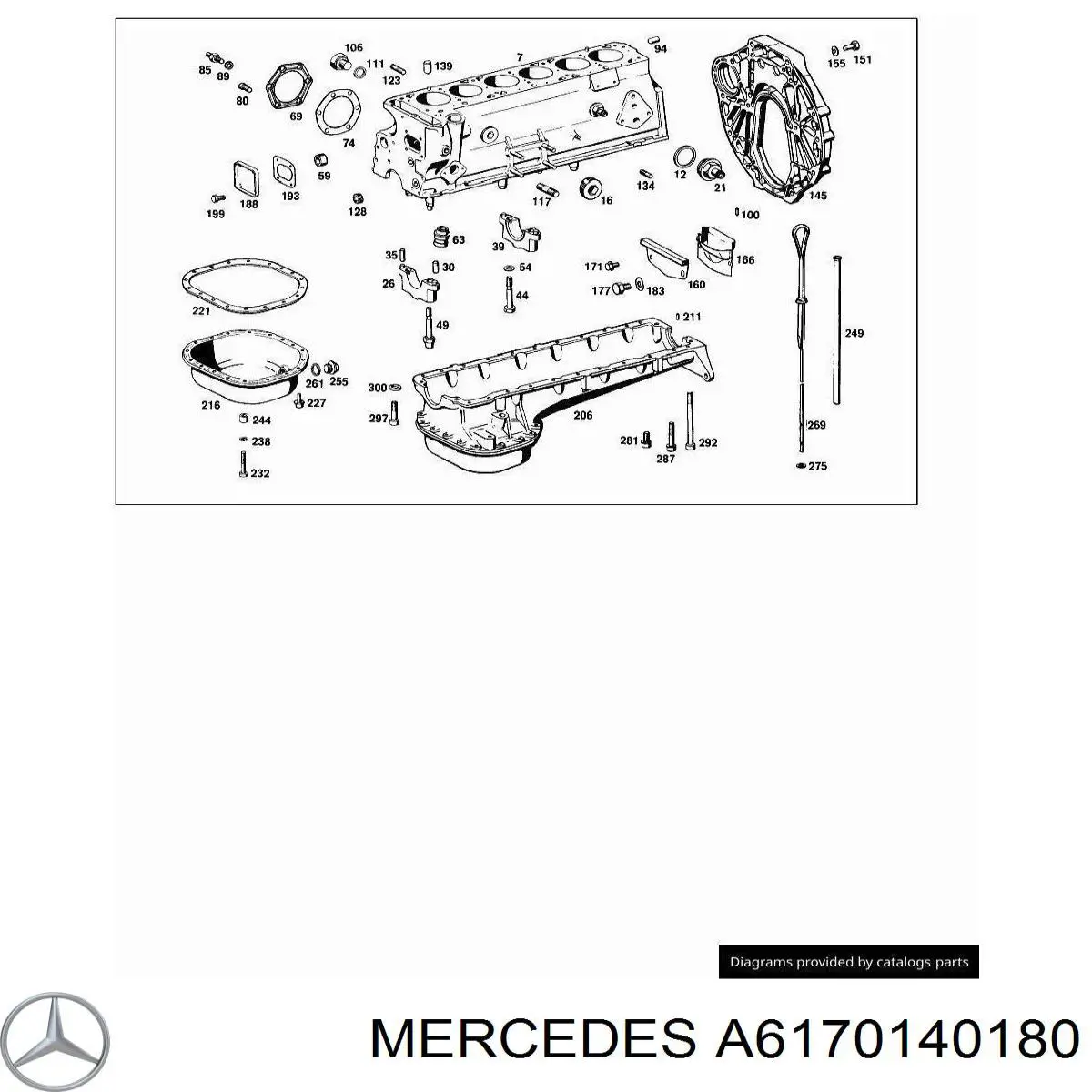 Прокладка піддону картера двигуна Mercedes A6170140180 ціна, від 18.17 USD