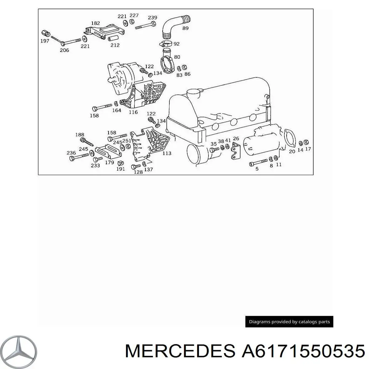 A6171550535 Mercedes 