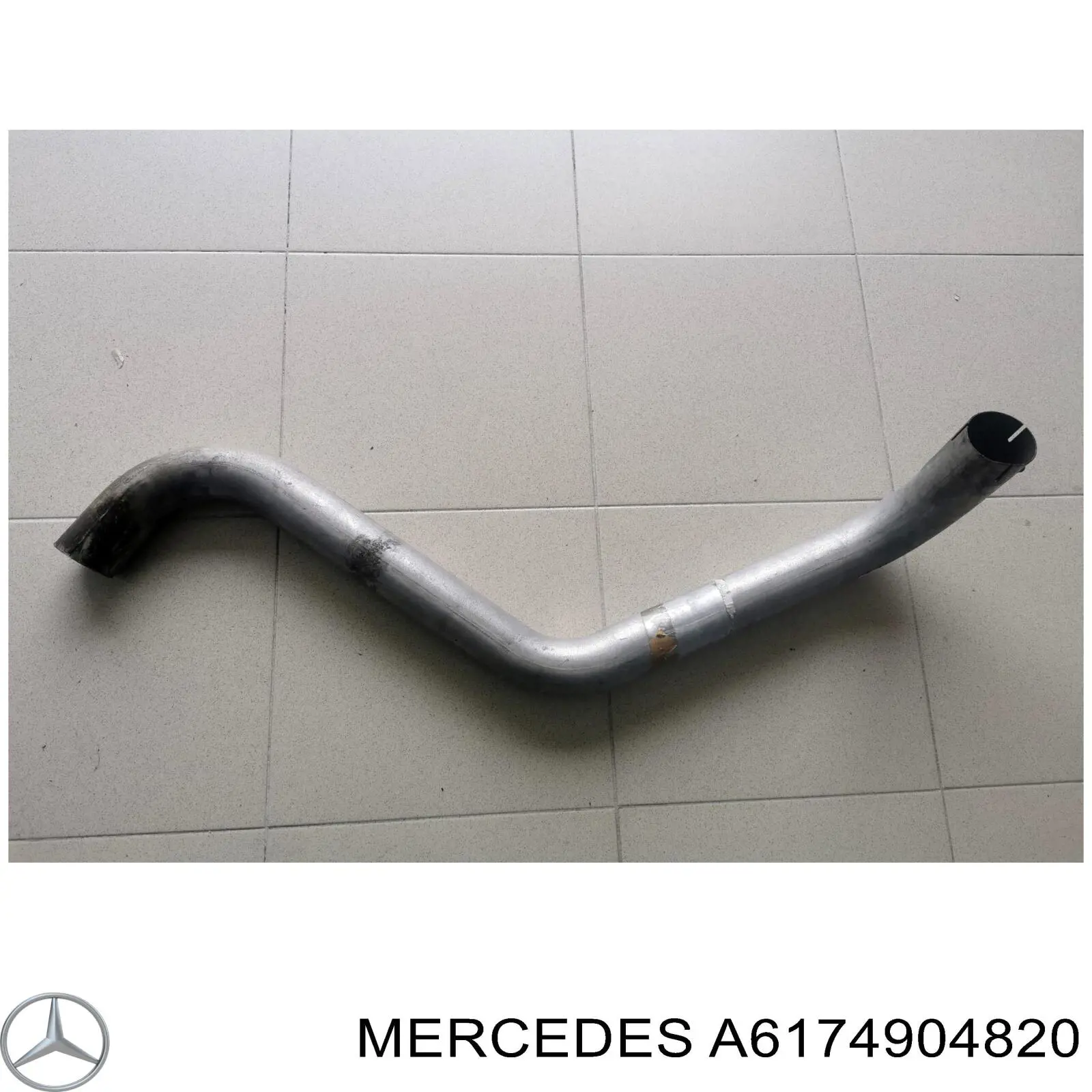 Глушник, центральна частина A6174904820 Mercedes