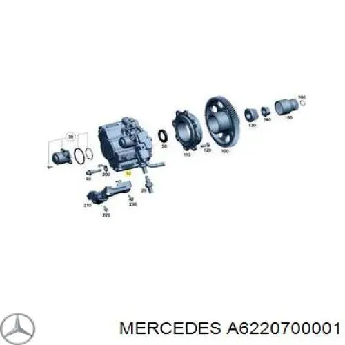 A6220700001 Mercedes Насос паливний високого тиску (ПНВТ)