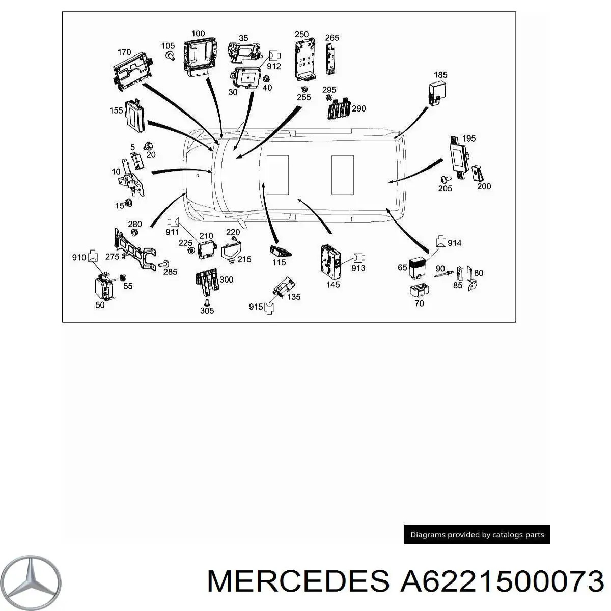 A6221500073 Mercedes 