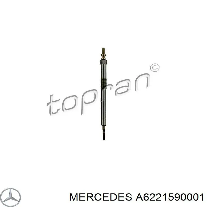 Купити A6221590001 Mercedes Свічка накалу