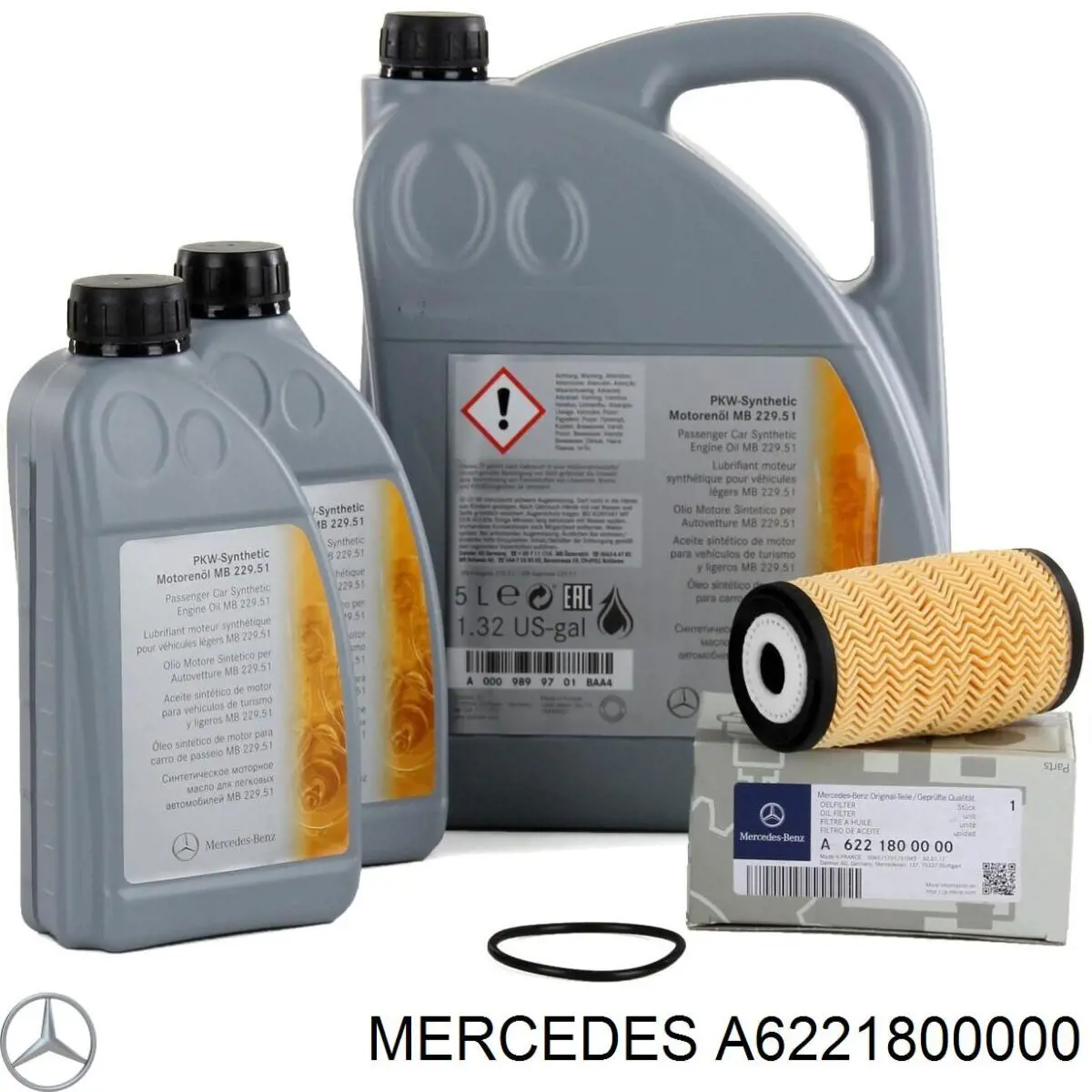 Фільтр масляний A6221800000 Mercedes