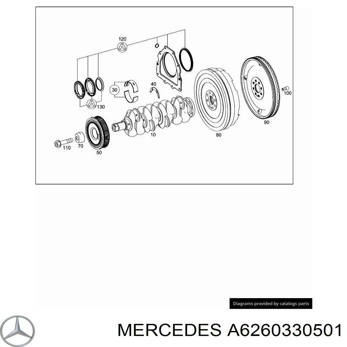 Купити 95517824 Opel Вкладиші колінвала, корінні, комплект, стандарт (STD)