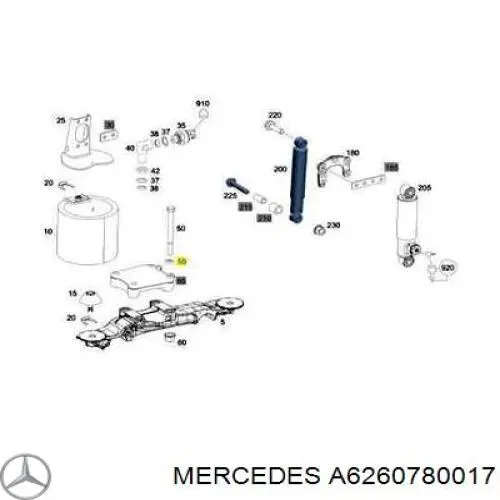 Купити A6260780017 Mercedes 