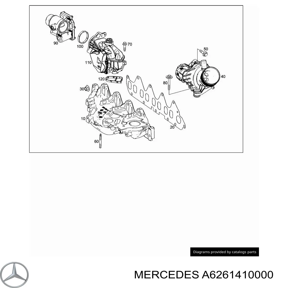 Купити A6261410000 Mercedes 