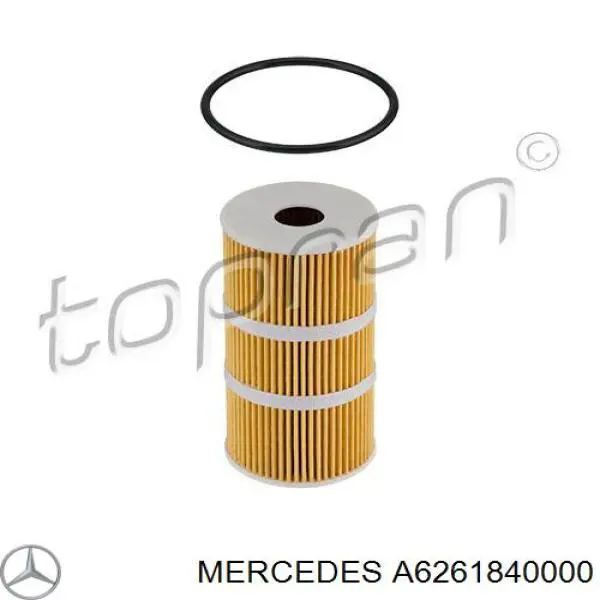Масляний фільтр двигуна Mercedes A6261840000 ціна, від 7.99 USD