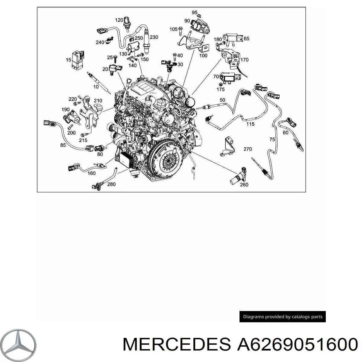 A6269051600 Mercedes 