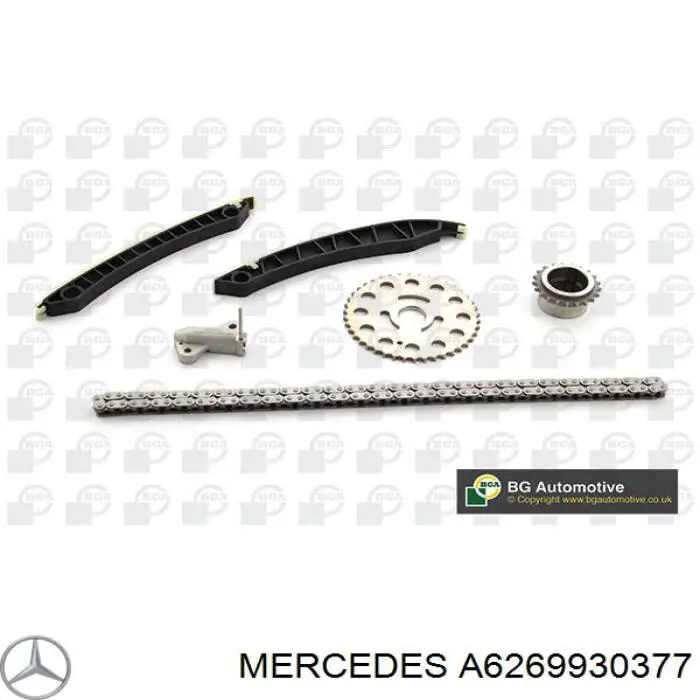 Ланцюг ГРМ, комплект Mercedes A6269930377 ціна, від 49.21 USD