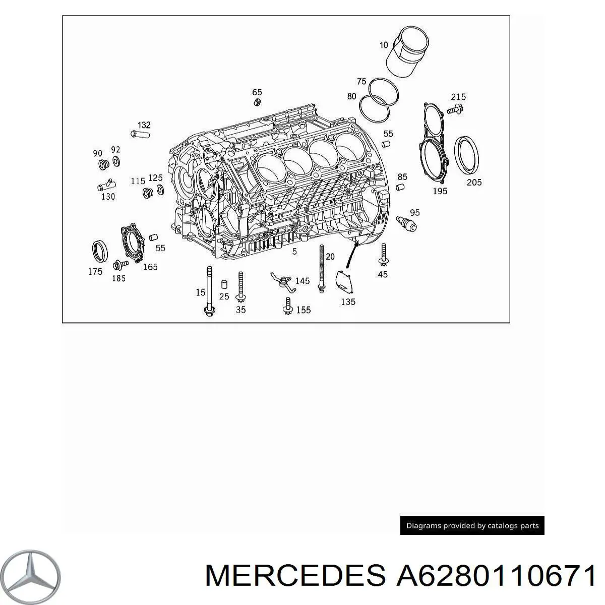 A6280110671 Mercedes 