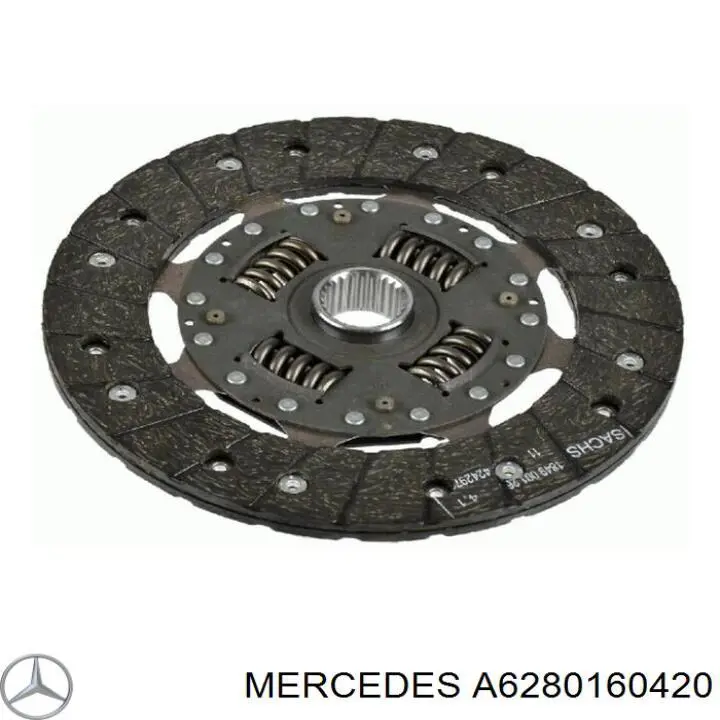 A6280160020 Mercedes Прокладка головки блоку циліндрів (ГБЦ), права