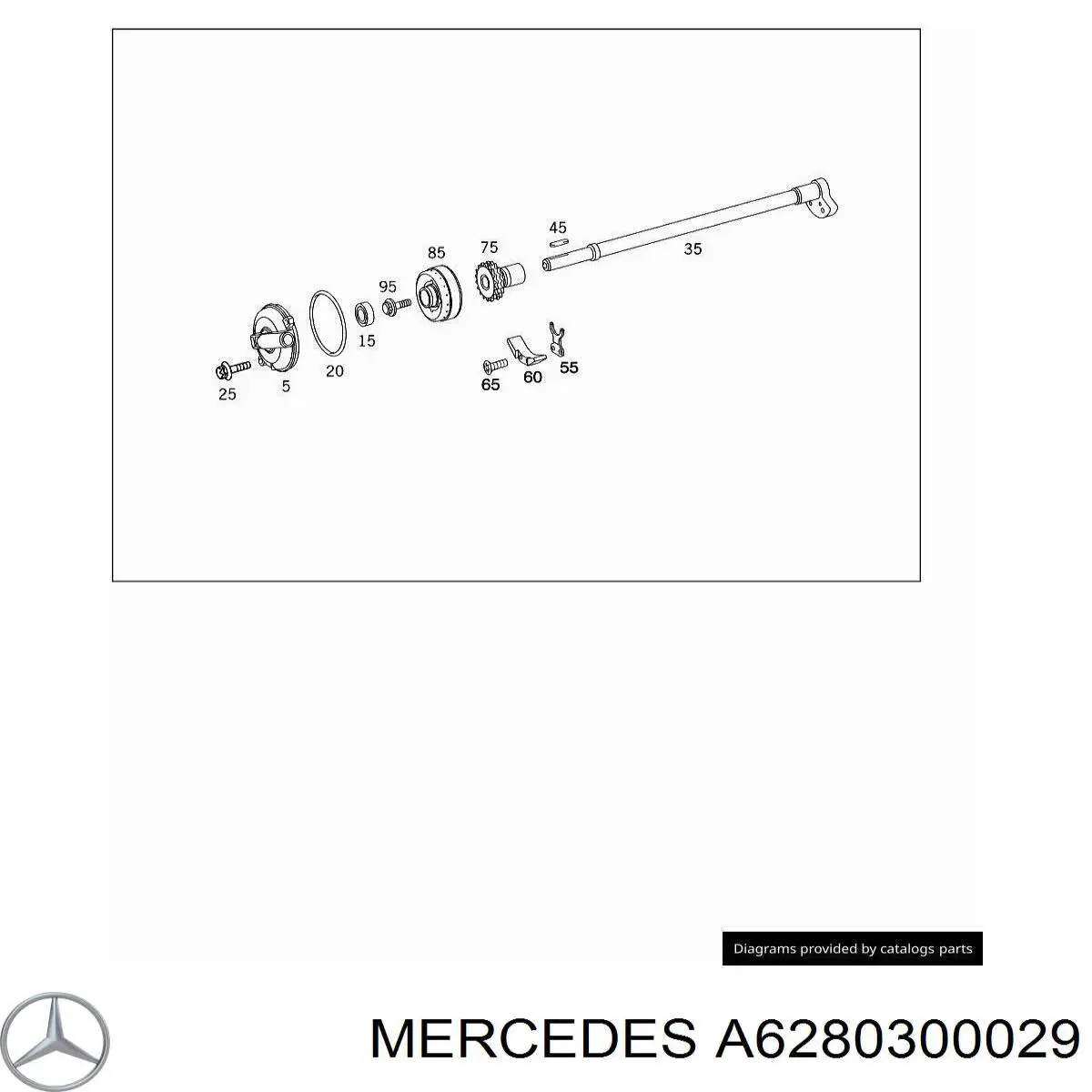 A6280300129 Mercedes 