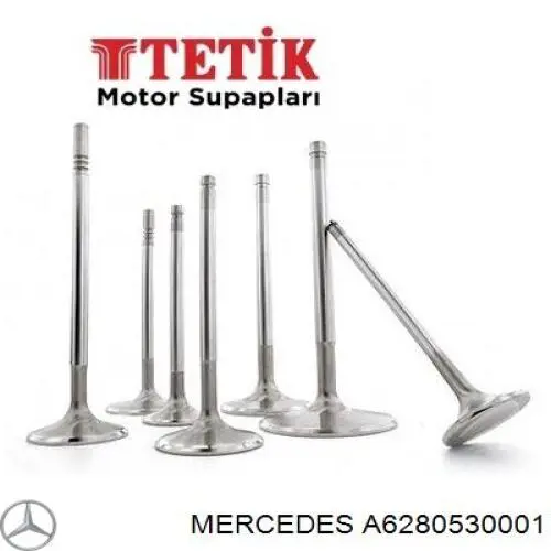 Клапан впускний Mercedes A6280530001 ціна, від 6.50 USD