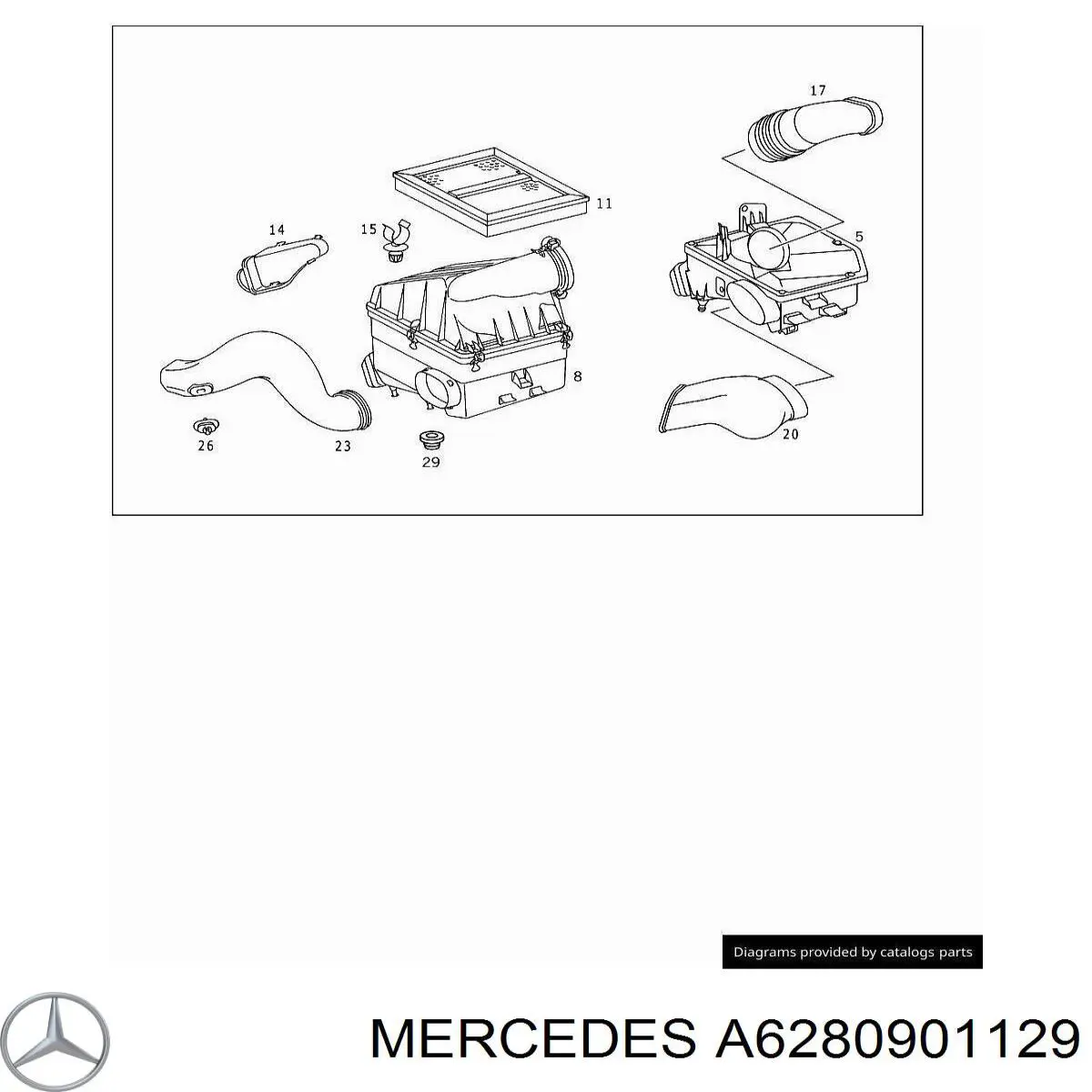 A6280901129 Mercedes 