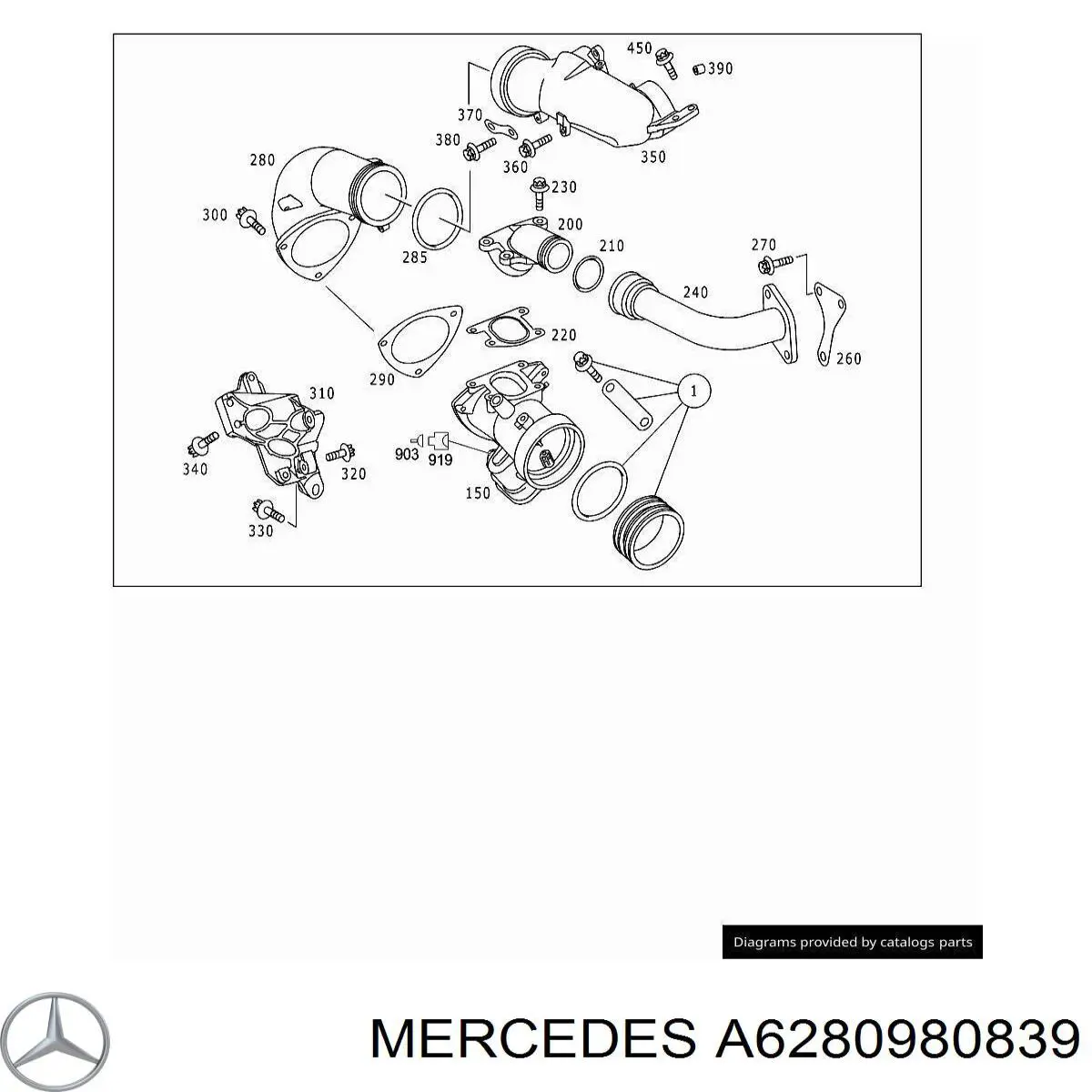 A6280980839 Mercedes 