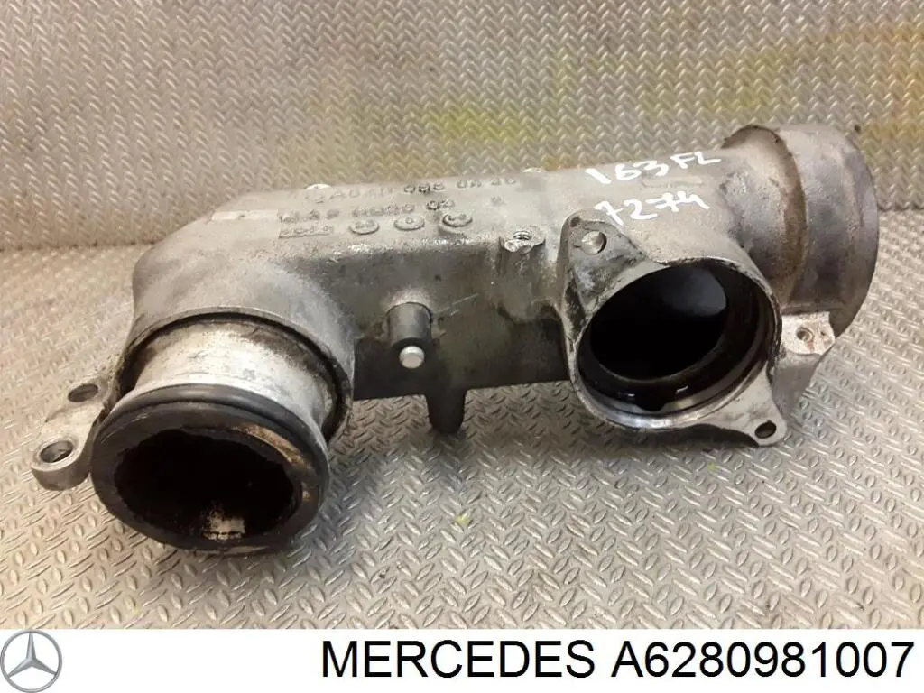 A6280981007 Mercedes Дросільна заслінка в зборі