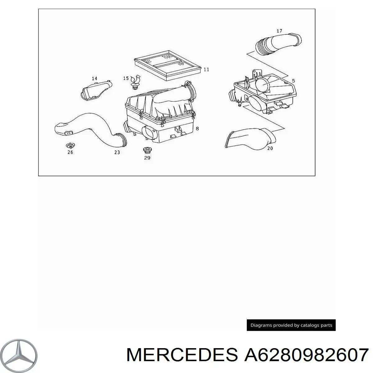  Mercedes A6280982607