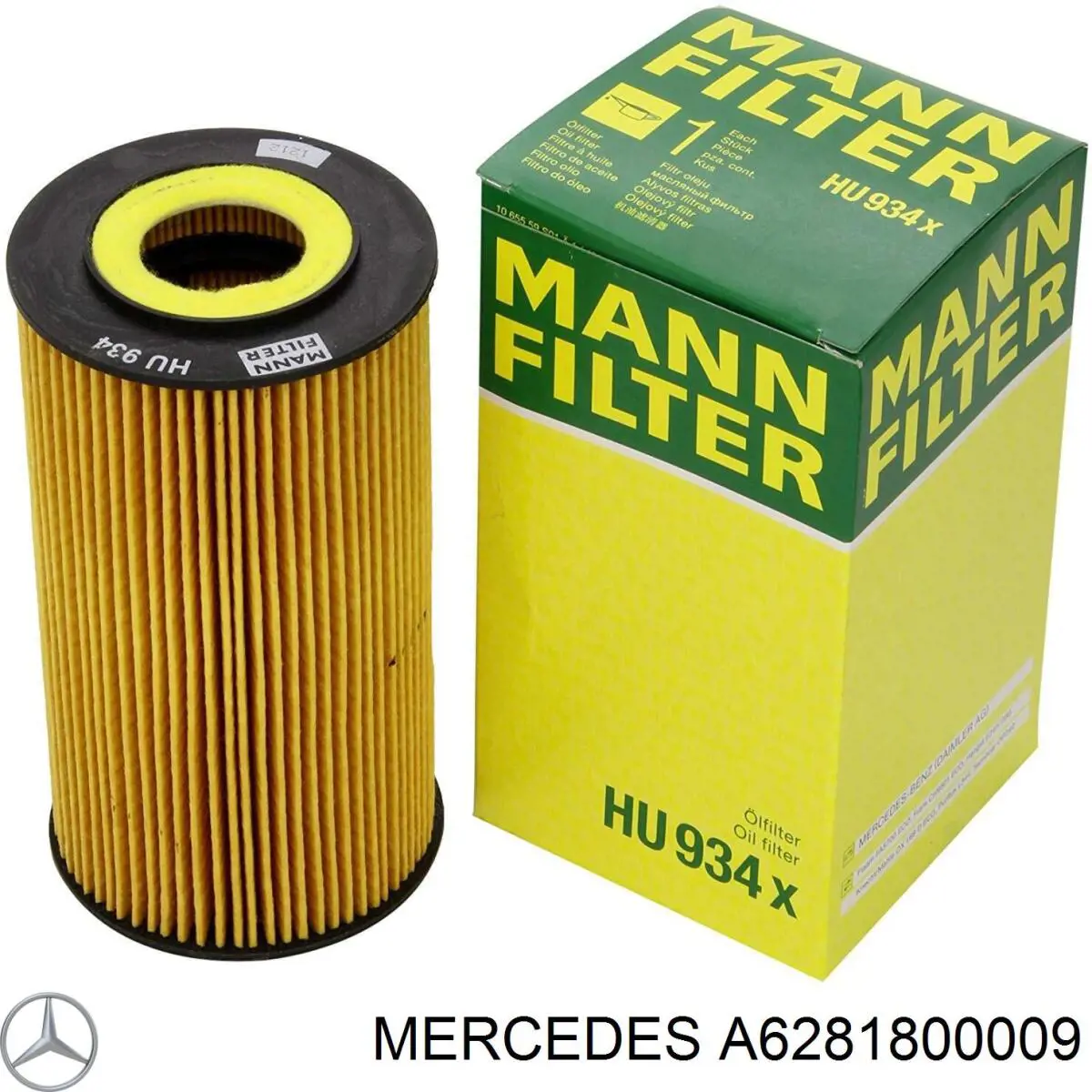 Масляний фільтр двигуна Mercedes A6281800009 ціна, від 9.98 USD
