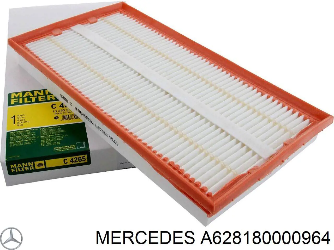 Масляний фільтр двигуна Mercedes A628180000964 ціна, від 7.88 USD