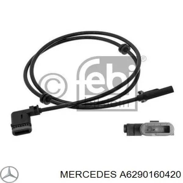 Прокладка головки блока циліндрів (ГБЦ), ліва A6290160420 Mercedes