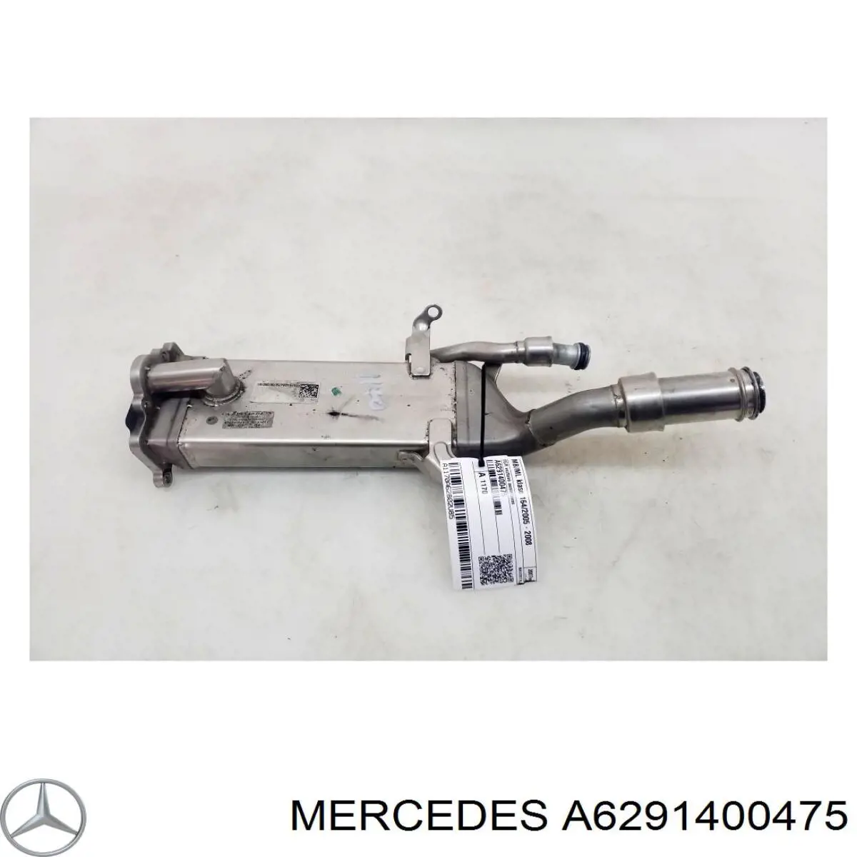 Радіатор системи EGR рециркуляції вихлопних газів Mercedes A6291400475 ціна, від 49.66 USD