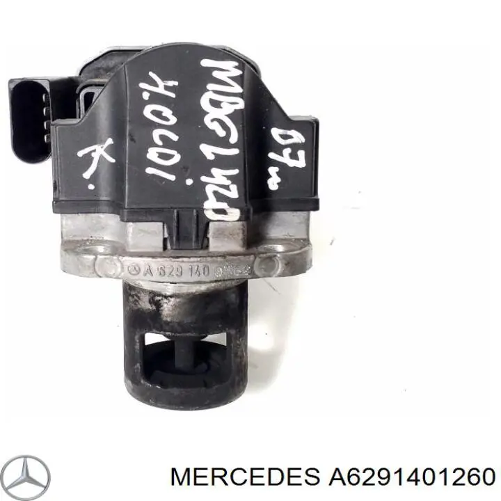 A6291401260 Mercedes клапан egr, рециркуляції газів