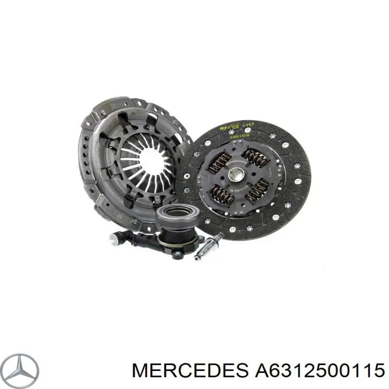 Купити A6312500115 Mercedes Підшипник включення зчеплення