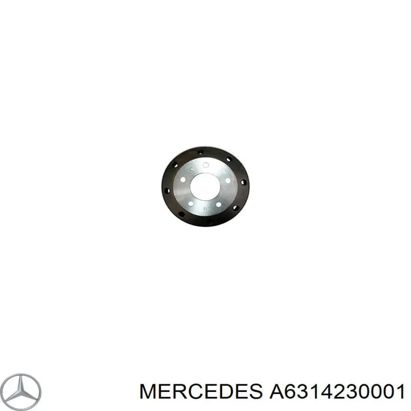 A6314230001 Mercedes барабан гальмівний задній