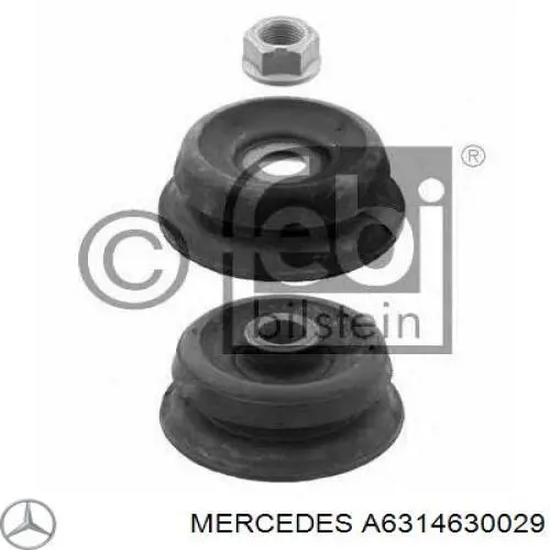 A6314630029 Mercedes Наконечник поздовжньої рульової тяги, передній