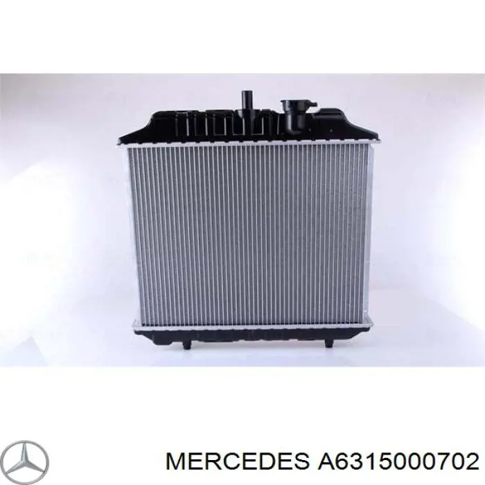 A6315000702 Mercedes Радіатор охолодження двигуна