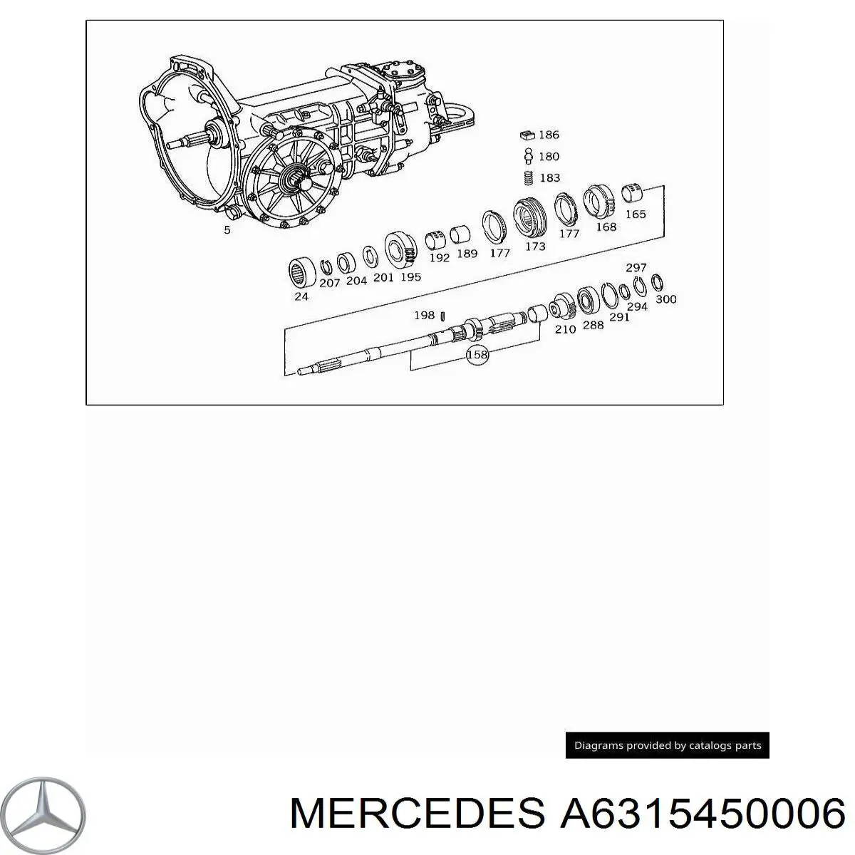A6315450006 Mercedes Датчик включення ліхтарів заднього ходу
