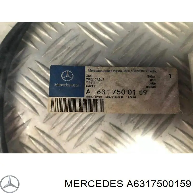 Трос відкриття капота Mercedes A6317500159 ціна, від 22.14 USD