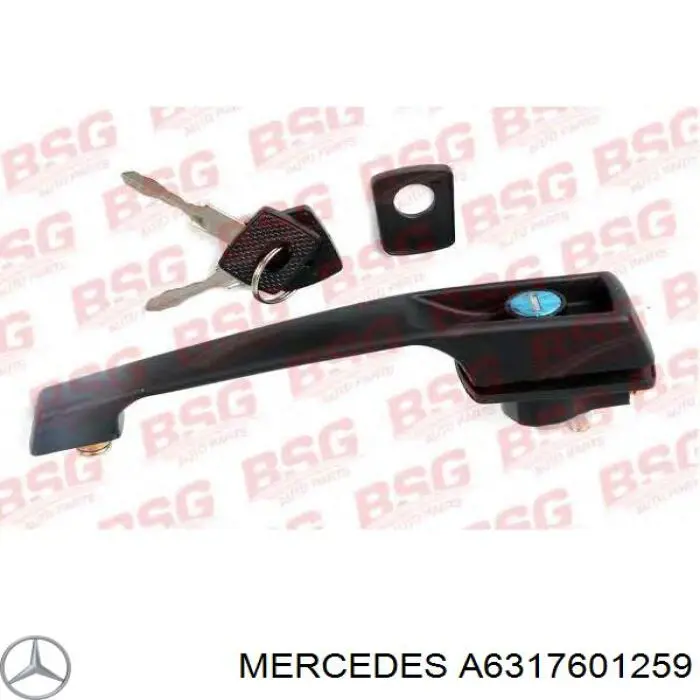 Ручка передньої двері зовнішня Mercedes A6317601259 ціна, від 7.96 USD