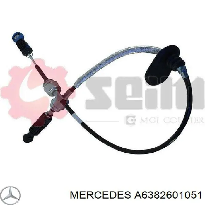 A6382601051 Mercedes трос перемикання передач, вибору передачі