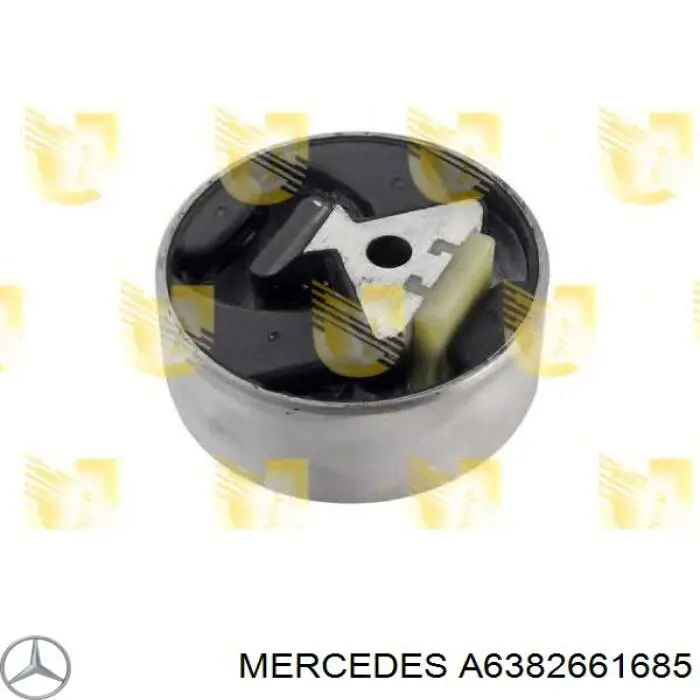 A6382661685 Mercedes подушка (опора двигуна ліва (сайлентблок))