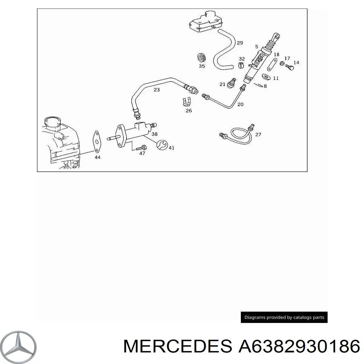  Mercedes A6382930186 ціна, від 8.71 USD