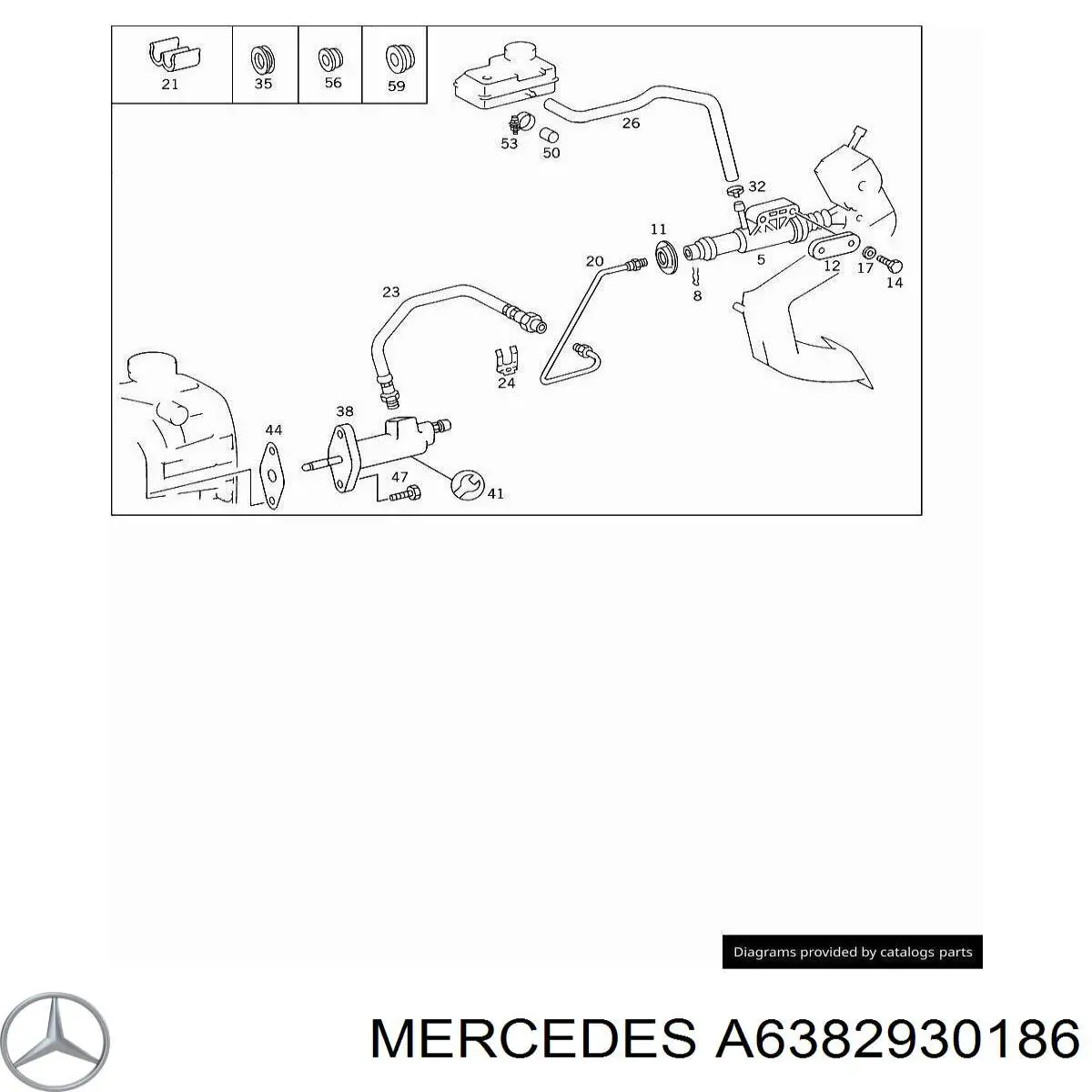 Купити A6382930186 Mercedes 