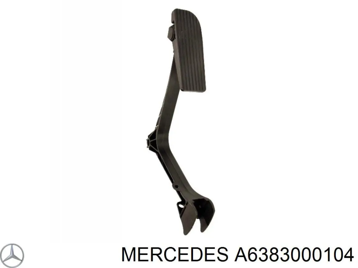 A6383000104 Mercedes педаль газу (акселератора)