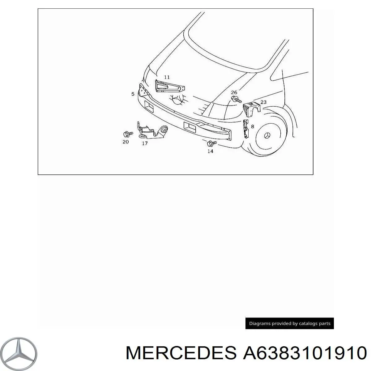 A6383101910 Mercedes 