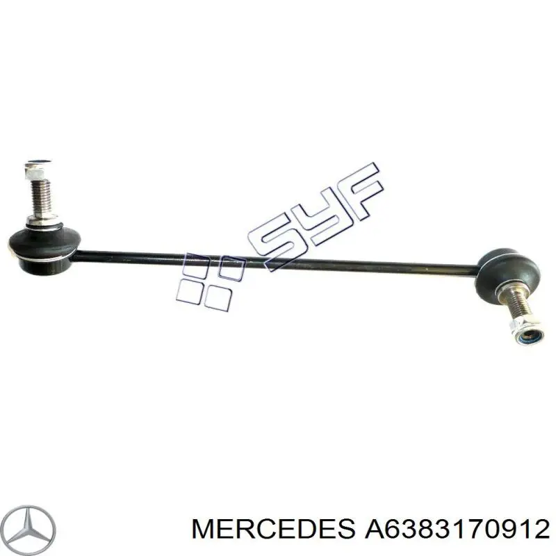 Купити A6383170912 Mercedes Сайлентблок передній балки/підрамника