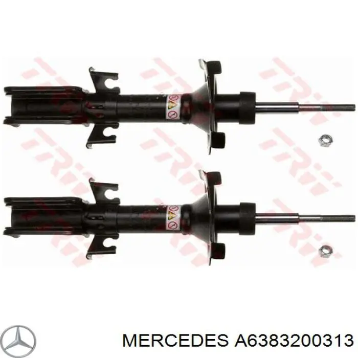 Стойка амортизатора передняя Mercedes A6383200313 ціна, від 66.84 USD
