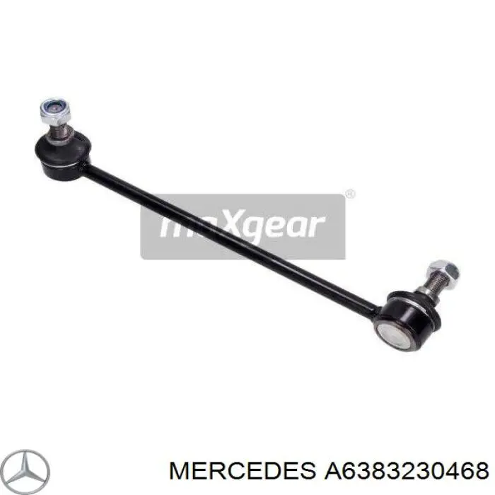 Купити A6383230468 Mercedes Тяжка стабілізатора, переднього, ліва