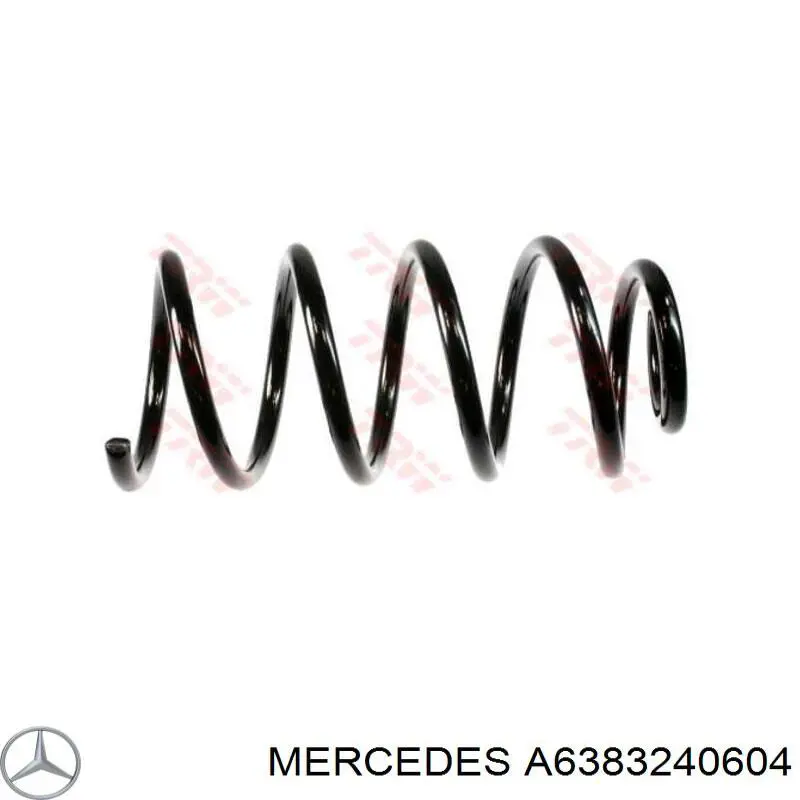 Пружина задня Mercedes A6383240604 ціна, від 32.62 USD