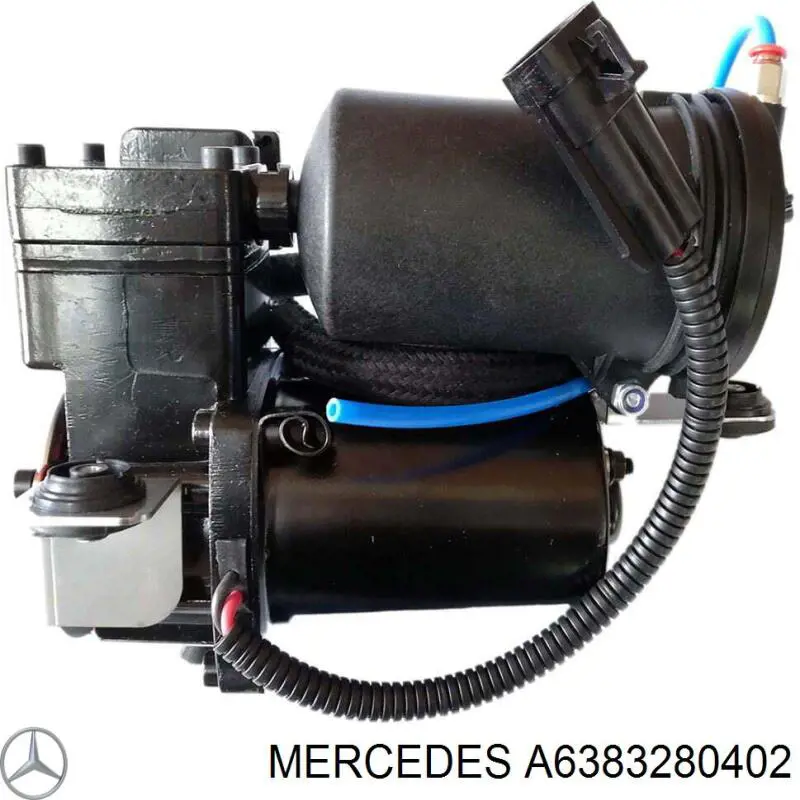 A6383280402 Mercedes компресор пневмопідкачкою (амортизаторів)