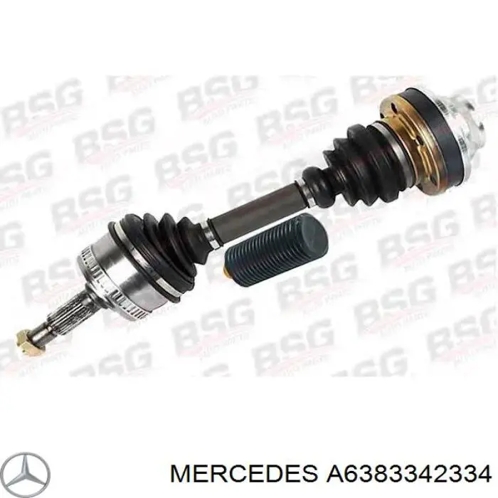 Вісь передня Mercedes A6383342334 ціна, від 87.73 USD