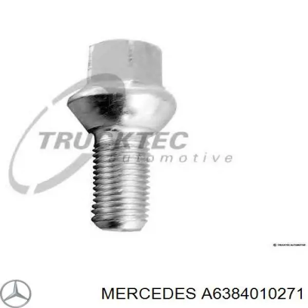 Колісний болт Mercedes A6384010271 ціна, від 2.04 USD